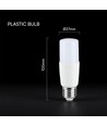 T37 VT-237 LED 7,5W E27 - plastpære, Cree chip, 4000K, 6 års garanti