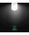 T26 VT-202 LED 2W - plastpære, 6500K