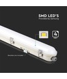 120cm VT-120136E LED armatur 36W - vandtæt, med Samsung-chip, nødsæt, V-Tac