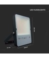 200W Samsung LED projektør - 137lm/W, IP65, sort hus, ultra-thin, udendørs