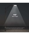 Vt-50st LED gadebelysning 50W - Samsung-chip, 6500K, grå hus