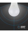 3 stk. E27 10,5W LED pære - A60, 100lm/W, 3-pak, mat glas