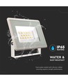 10W LED projektør - IP65, hvid, 3000K, 110 grader, udendørs