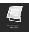 200W LED projektør - 88lm/W, IP65, hvidt kabinet, 4000K, udendørs