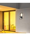 20W LED væglampe - Sort, geometrisk design, 3000K, IP20, 2660lm