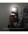 30.000mAh Solar Powerbank med trådløs opladning, 20W - Sort, 111Wh, aluminium, USB-C PD, solcellepanel