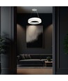 60cm 50W LED designer pendel, dæmpbar - 4000K, 6100lm, hvid, Triac dæmpbar