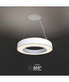 60cm 50W LED designer pendel, dæmpbar - 4000K, 6100lm, hvid, Triac dæmpbar