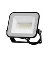 30W LED projektør, Samsung LED chip - IP65, sort, 3000K, PRO-Series, udendørs