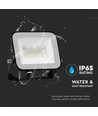 30W LED projektør, Samsung LED chip - IP65, sort, 3000K, PRO-Series, udendørs