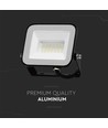 30W LED projektør, Samsung LED chip - IP65, sort, 3000K, PRO-Series, udendørs