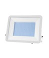 200W LED projektør med Samsung chip - 100lm/W, IP65, hvid krop, hvidt glas, 6500K