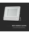 200W LED projektør, Samsung LED chip - 160lm/W, IP65, sort, 4000K, udendørs