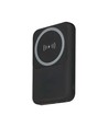 10000mAh magnetisk trådløs powerbank, 20W - Sort, inkl. metalring
