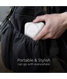 10000mAh magnetisk trådløs powerbank, 20W - MagSafe, PD hurtigopladning, LED indikator, hvid