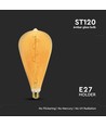 St120 Vt-2273 pære 4W - spiral, kultråds, 2700K, amber glas