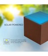 9W Solcelle væglampe med sensor - 860lm, 3.7V, IP65, 3000K, PIR bevægelsessensor, varm hvid