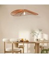 E27 Designer pendelophæng i reb - 1 meter, max 40W, IP20, Ø80cm, 2 års garanti