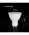 3 stk. V-Tac 6W GU10 LED pærer - 445lm, 110 grader, 4000K