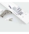 6x 50W komplet LED armatur - 150 cm, 3 års producentgaranti, 230V