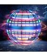 Hover Orb flyvende bold med RGB lys - Ø8,5 cm, blå, perfekt til børn og barnlige sjæle