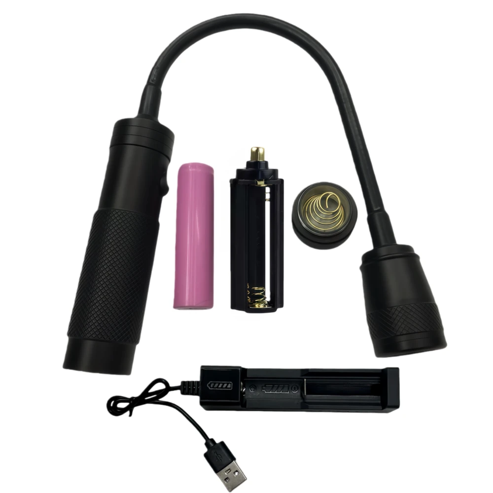 Magnetisk/fleksibel LED lommelygte - Genopladelig