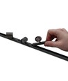 Magnetisk Mini LED skinnespot - Antracit, 1W, Passer til PicoTrack 2 skinner, RA92, 12V