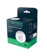 V-Tac bevægelsessensor LED venlig, hvid, PIR infrarød