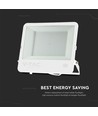 Vt-44204 projektør 200W - med Samsung-chip, 1m ledning, 4000K, hvidt hus, mat glas, IP65