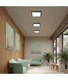 24/35/40W NYMPHEA SELECT CCT loftlampe - Justerbar watt, CCT (3000K/4000K/6000K), hvid kant
