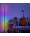 120cm RGBIC hjørnelampe - Sort, Wifi app styring og fjernbetjening
