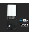 Vt-7616 havevægslampe GU10 - aluminiumshus, sort IP54