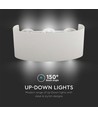 Vt-846 LED væglampe 5W - 4000K, sandet hvid