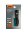 LED lommelygte - 4 lysfunktioner, udskifteligt batteri, genopladelig, IP66