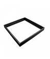 600x600 Algine ramme - til monteret overfladearmatur, fast, sort