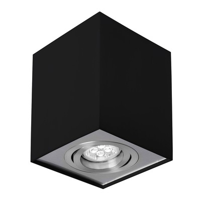 Billede af CHLOE GU10 IP20 firkantet sort/sølv