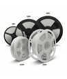 5m 9W/m vandtæt slim COB strip - 230V, IP67, 296 LED/m, tape på bagsiden, op til 50m