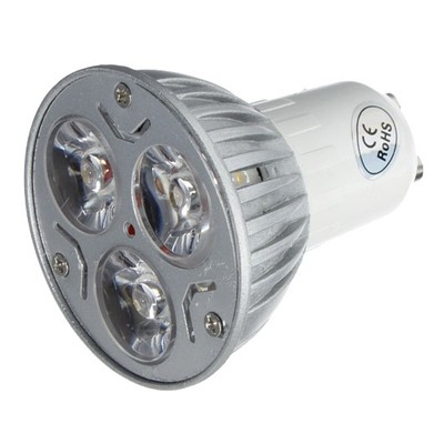 LEDlife TRI3 LED spot - 3W, GU10 - Dæmpbar : Dæmpbar, Kulør : Varm, Spænding : 12V