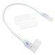 30 cm mellemstykke til 230V LED strip (Slim COB) - Perfekt til hjørner, 230V