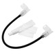 30 cm vandtæt mellemstykke til 230V LED strip (Slim COB) - Perfekt til hjørner, stolper mm., 230V