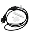 Vandtæt stik til 230V LED strip (Slim COB) - 2 meter, Inkl. endeprop, 230V