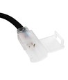 Vandtæt stik til 230V LED strip (Slim COB) - 2 meter, Inkl. endeprop, 230V