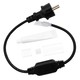 Vandtæt stik til 230V LED strip (Slim COB) - 50 cm, Inkl. endeprop, 230V