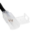 Vandtæt stik til 230V LED strip (Slim COB) - 10 meter, Inkl. endeprop, 230V