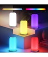 RGBIC+CCT LED bord/natlampe - Hvid, touch styring, IP20 indendørs