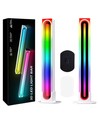 2 stk. RGBIC infinite ambient light bar hvid - 24cm, Bluetooth, 5W