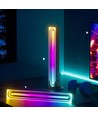 2 stk. RGBIC infinite ambient light bar hvid - 24cm, Bluetooth, 5W