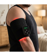 Lysterapi bælte til nakke, lænd mm. - Infrarød, 10W, med batteri
