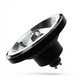 GU10 10W LED spot - AR111, 20° spredning, 5 års garanti, sort hus