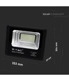 V-Tac 200W Solcelle LED projektør - 40W solcellepanel, 6000K, IP65, udendørs